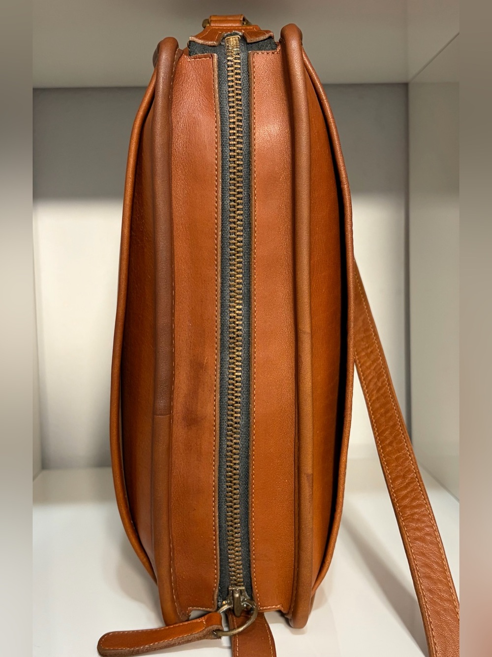 Vintage Coach Swagger Bag (#9820) Made in NYC w/ Rare “Irregular” Creed Stamp - Picture 14 of 16